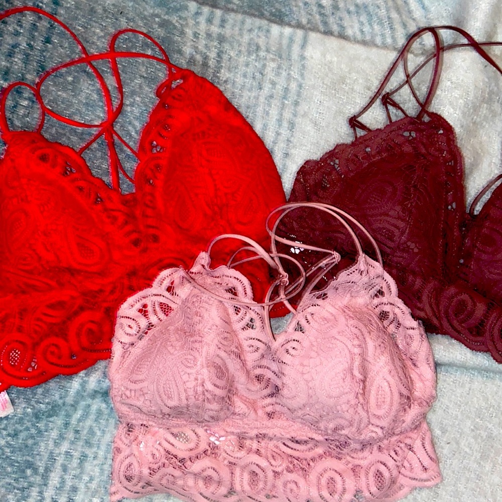 Pink Victoria secret Bralettes